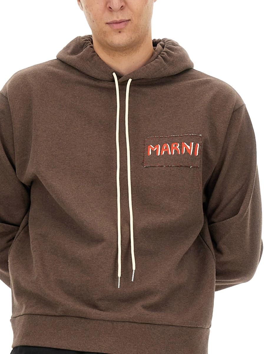 MARNI FELPA CON LOGO