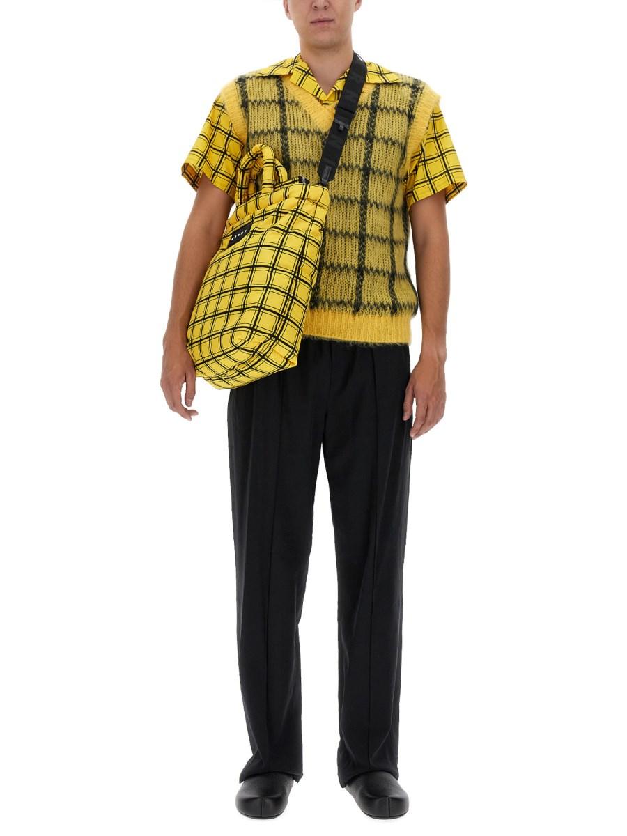 MARNI GILET A QUADRI