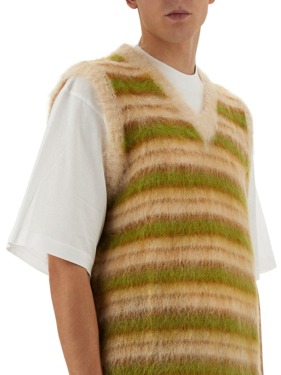 MARNI GILET A RIGHE