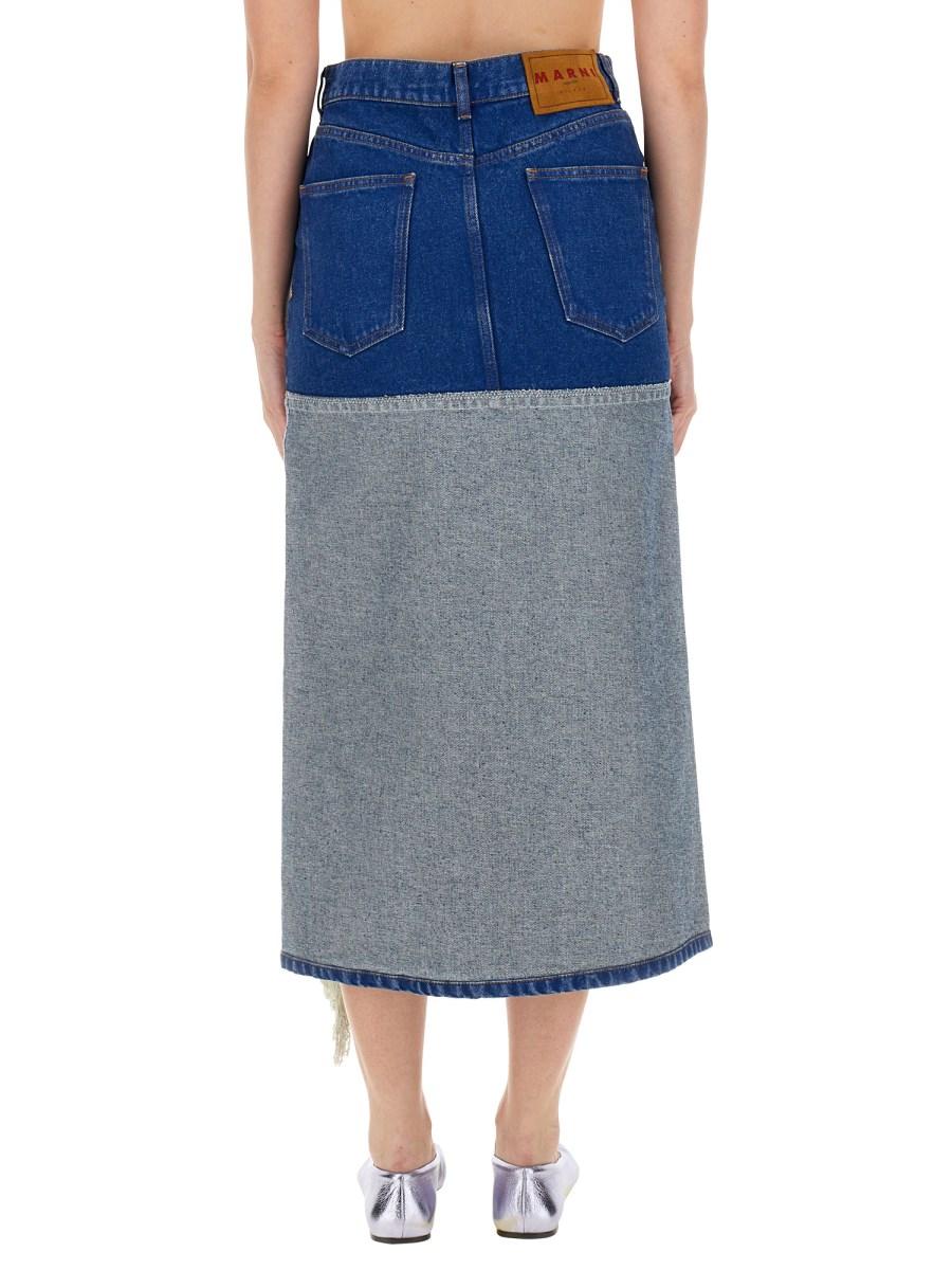 MARNI GONNA IN DENIM
