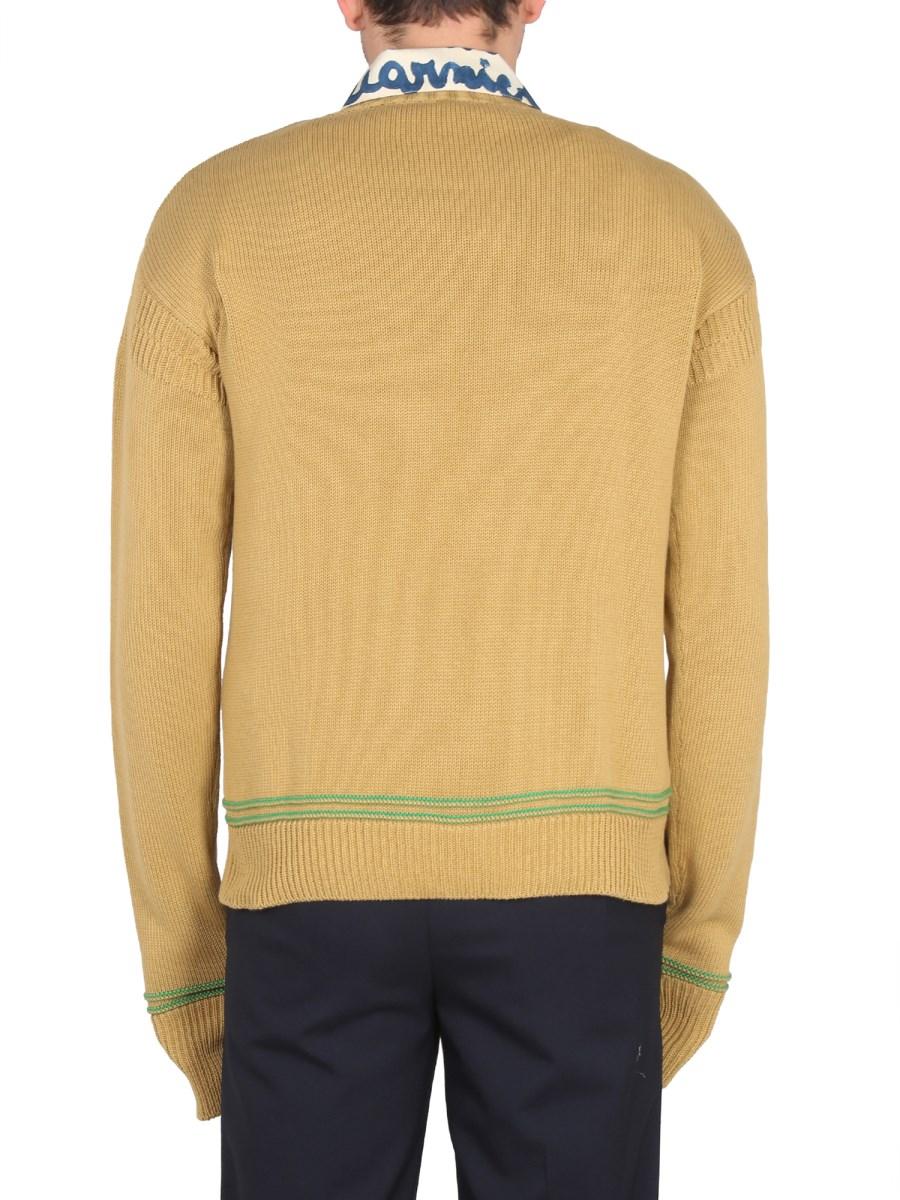 MARNI MAGLIA CON LOGO IN COTONE
