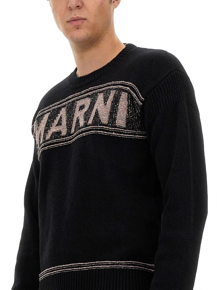 MARNI MAGLIA IN LANA CON LOGO