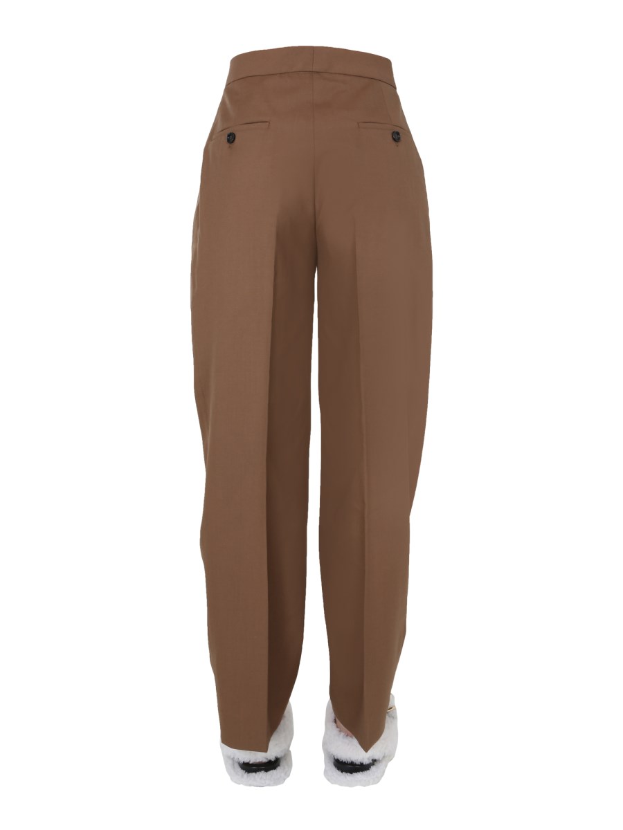 MARNI PANTALONE IN LANA VERGINE CON GAMBA AMPIA