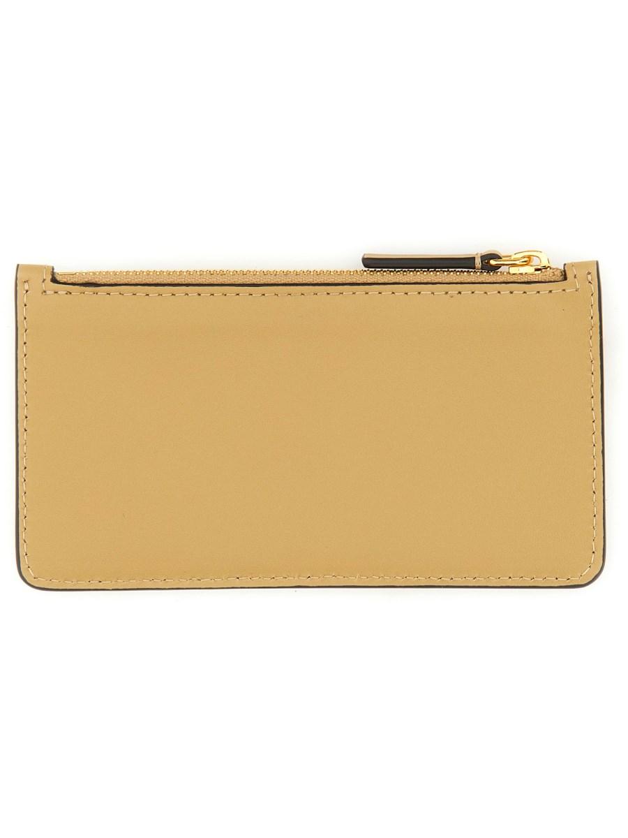 MARNI PORTACARTE IN PELLE CON LOGO