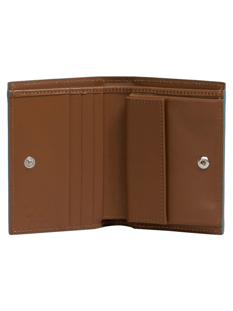 MARNI PORTAFOGLIO BI-FOLD IN PELLE