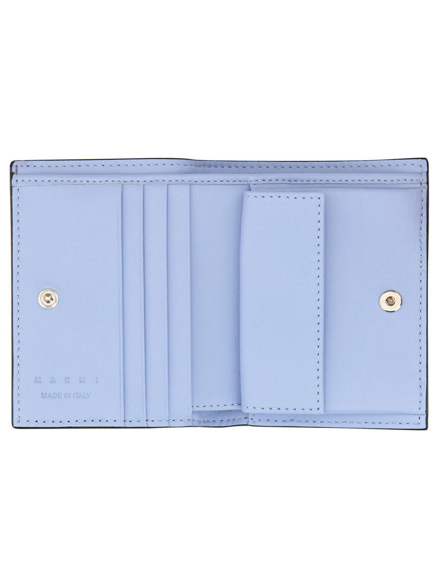 MARNI PORTAFOGLIO BI-FOLD IN PELLE