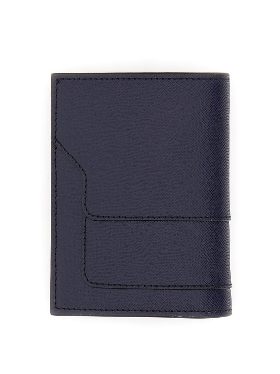 MARNI PORTAFOGLIO BIFOLD IN PELLE SAFFIANO