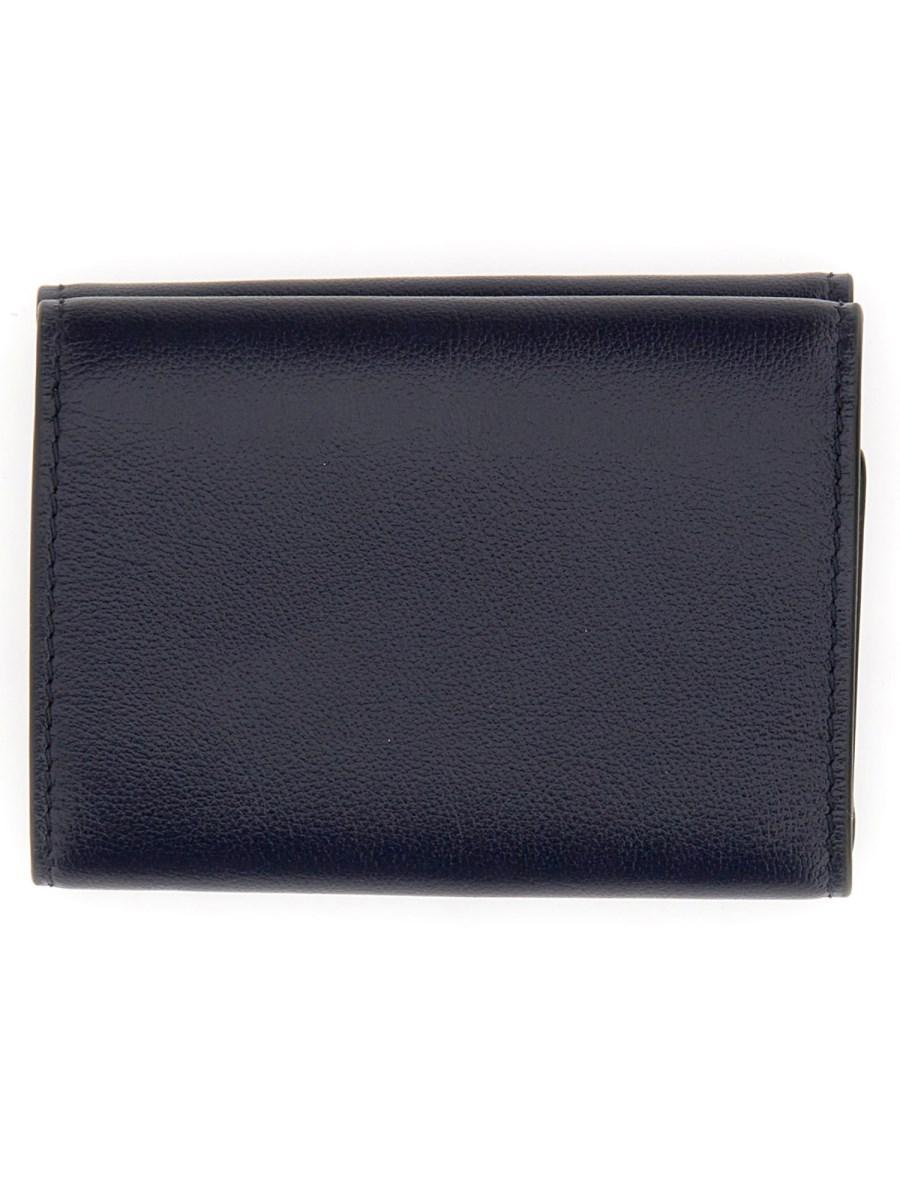 MARNI PORTAFOGLIO TRI-FOLD IN PELLE CON LOGO