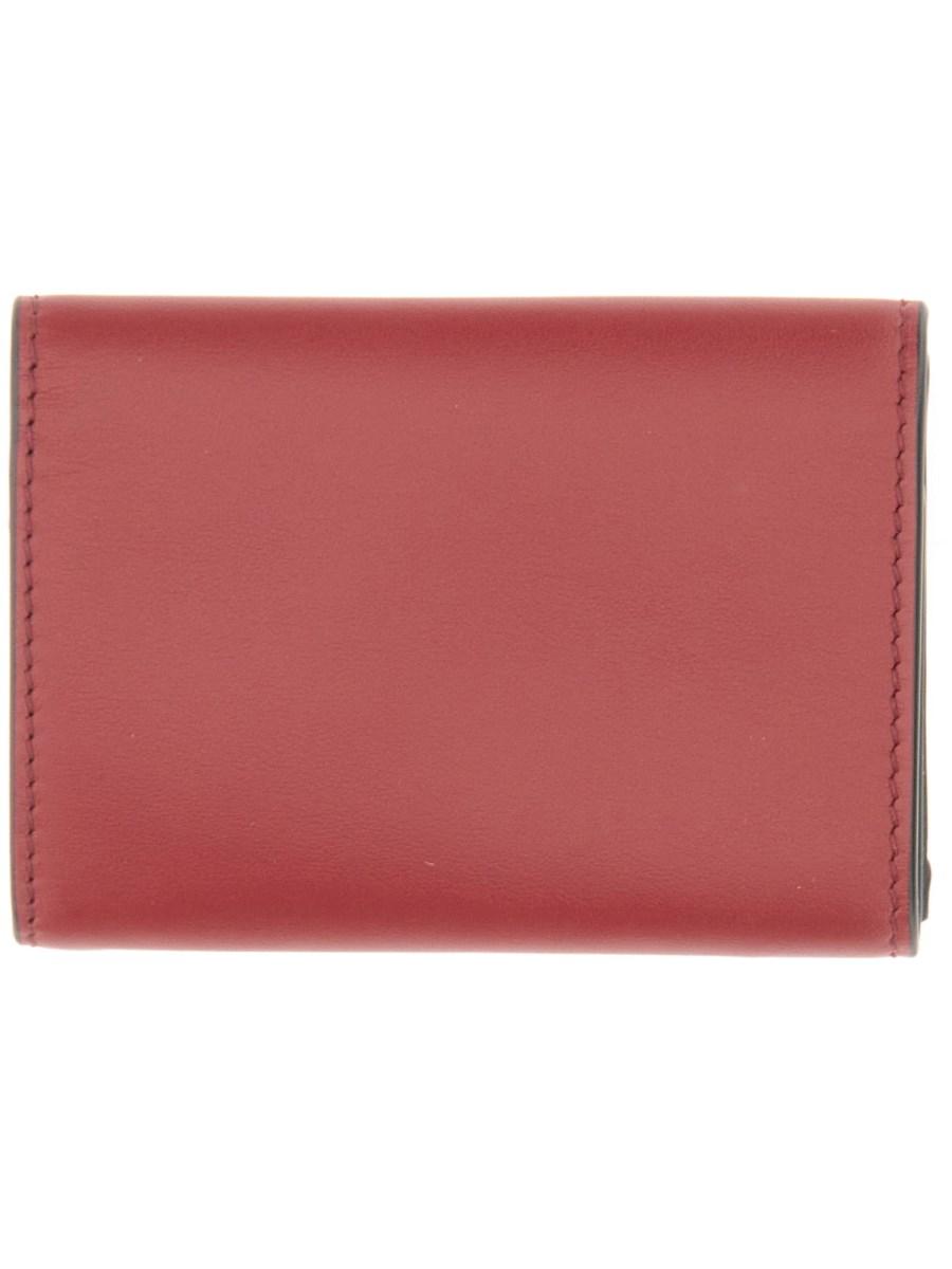MARNI PORTAFOGLIO TRI-FOLD IN PELLE SAFFIANO
