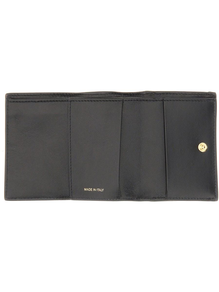 MARNI PORTAFOGLIO TRI-FOLD IN PELLE SAFFIANO