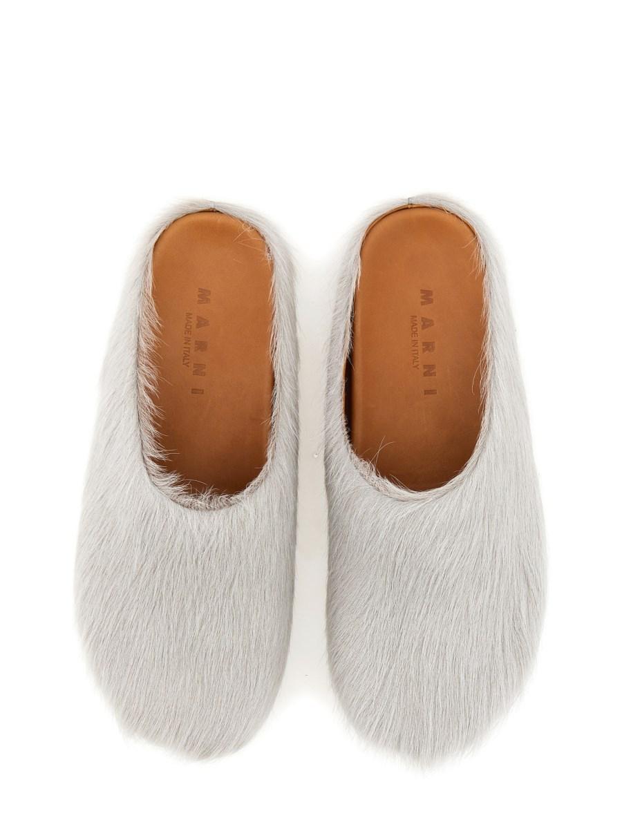 MARNI SABOT FUSSBETT IN PELLE