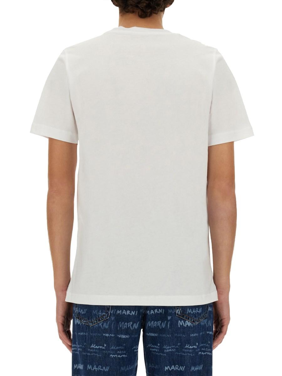 MARNI T-SHIRT CON STAMPA LOGO
