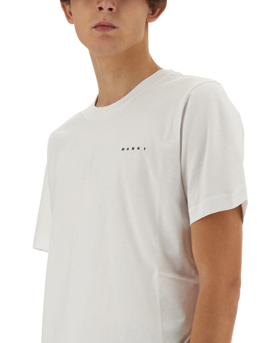 MARNI T-SHIRT CON STAMPA LOGO