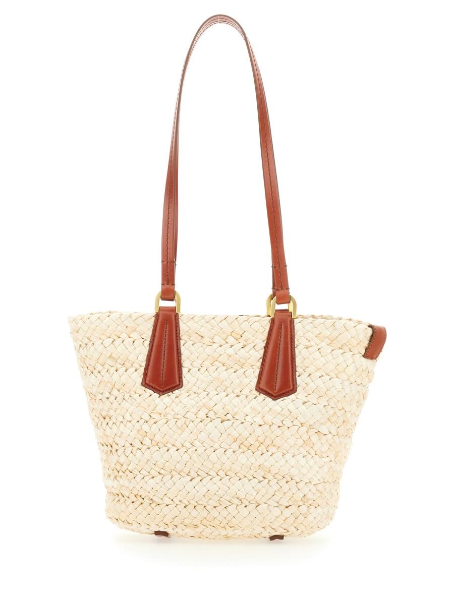 MAX MARA BORSA A SECCHIELLO IN PAGLIA