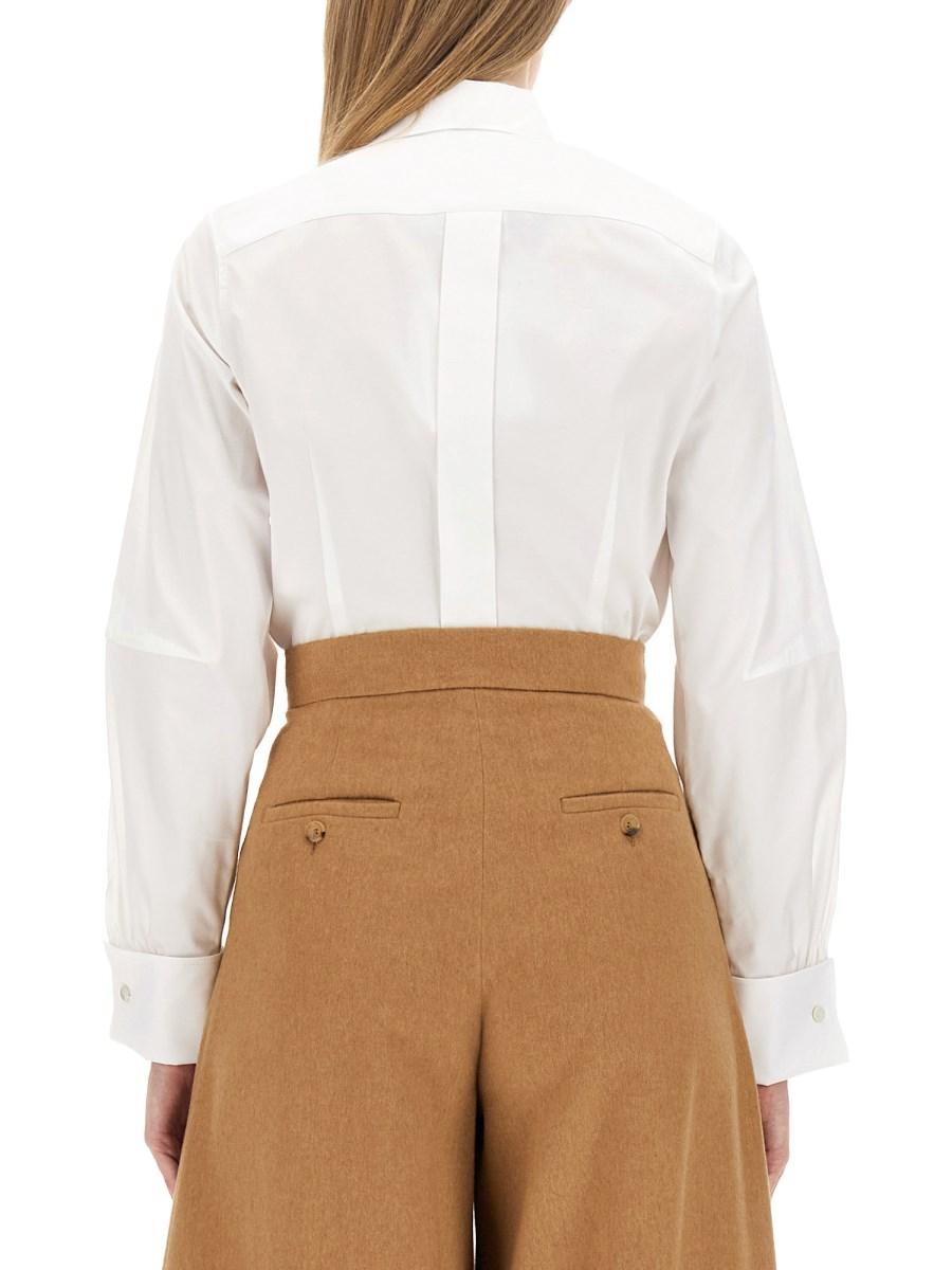 MAX MARA CAMICIA IN POPELINE DI COTONE