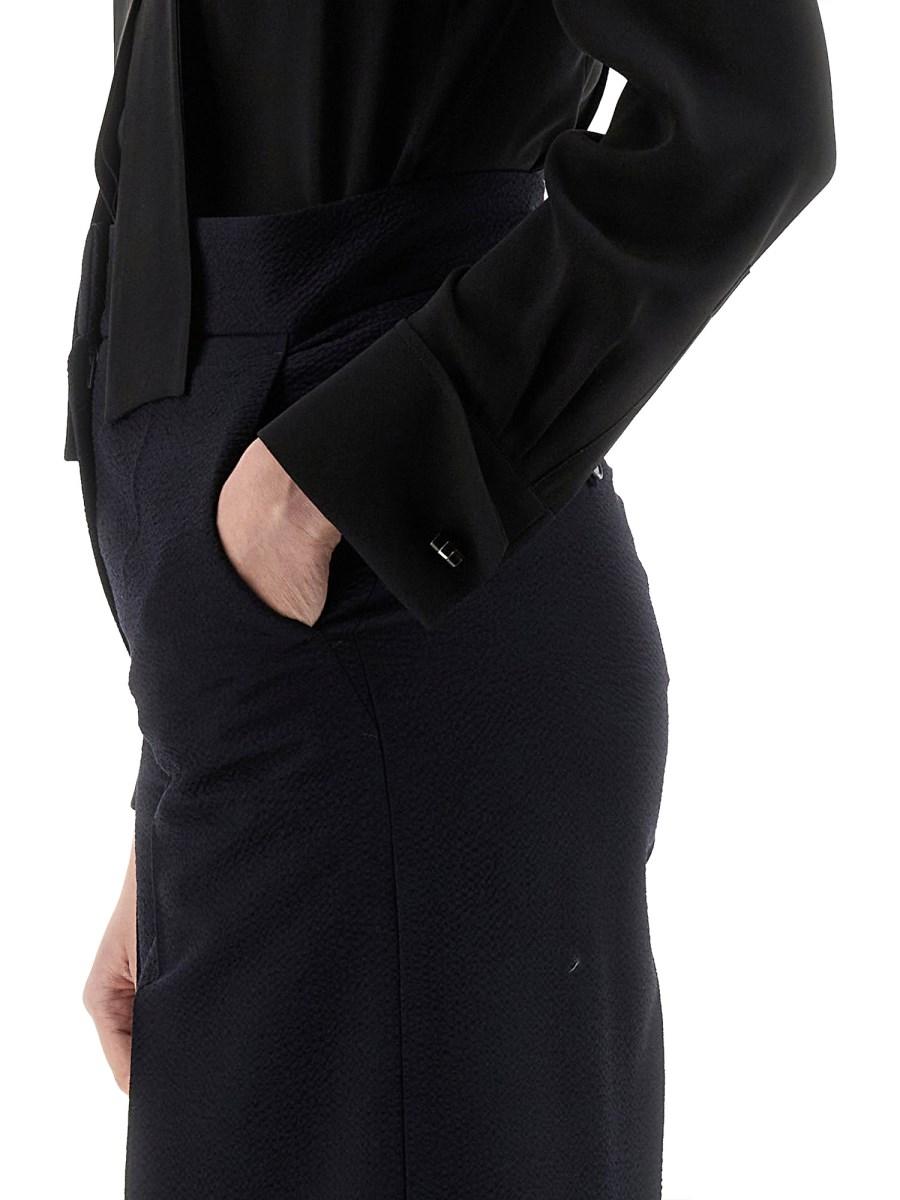 MAX MARA CAMICIA IN SETA CON FIOCCO