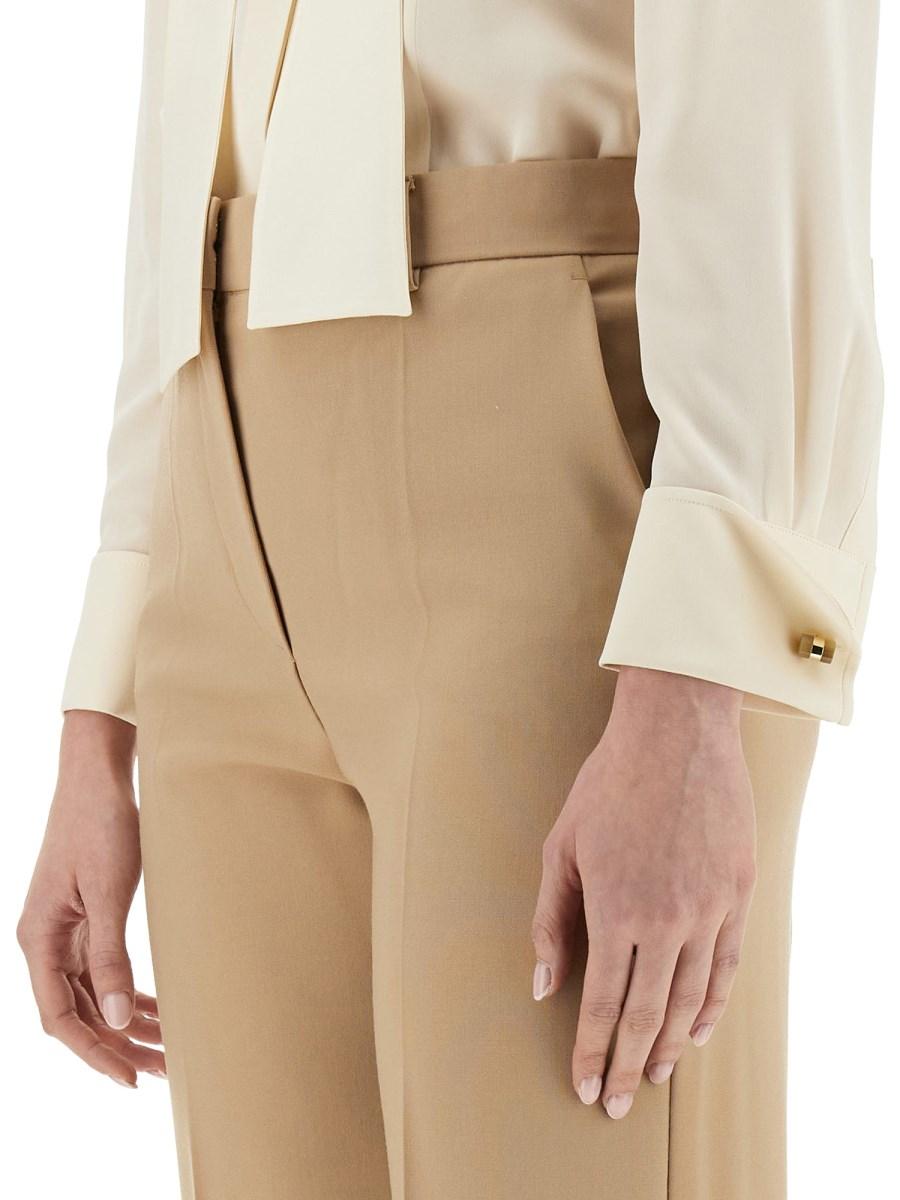 MAX MARA CAMICIA IN SETA CON FIOCCO