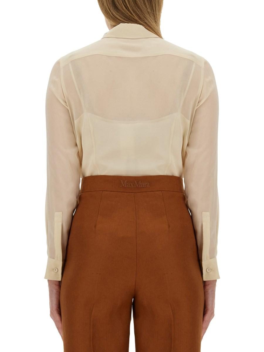MAX MARA CAMICIA "VONGOLA ESTATE" IN SETA