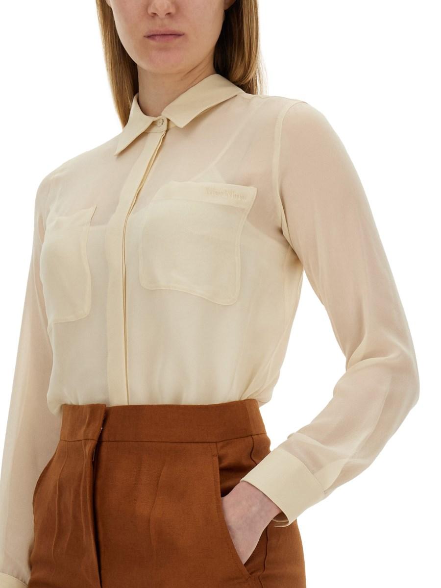 MAX MARA CAMICIA "VONGOLA ESTATE" IN SETA