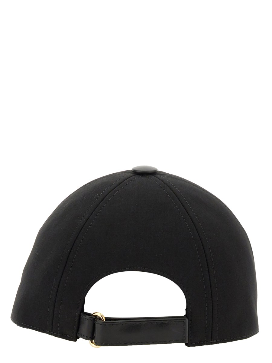 MAX MARA CAPPELLO IN COTONE CON LOGO