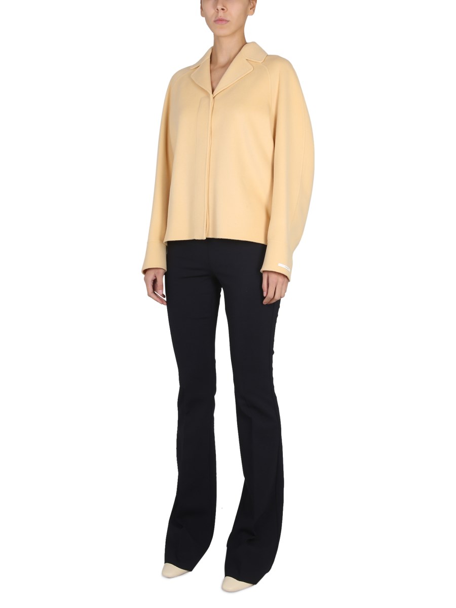 MAX MARA CAPPOTTO CORTO "ROSA" IN LANA VERGINE