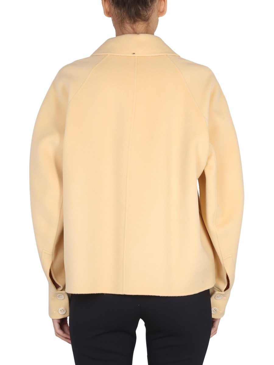 MAX MARA CAPPOTTO CORTO "ROSA" IN LANA VERGINE