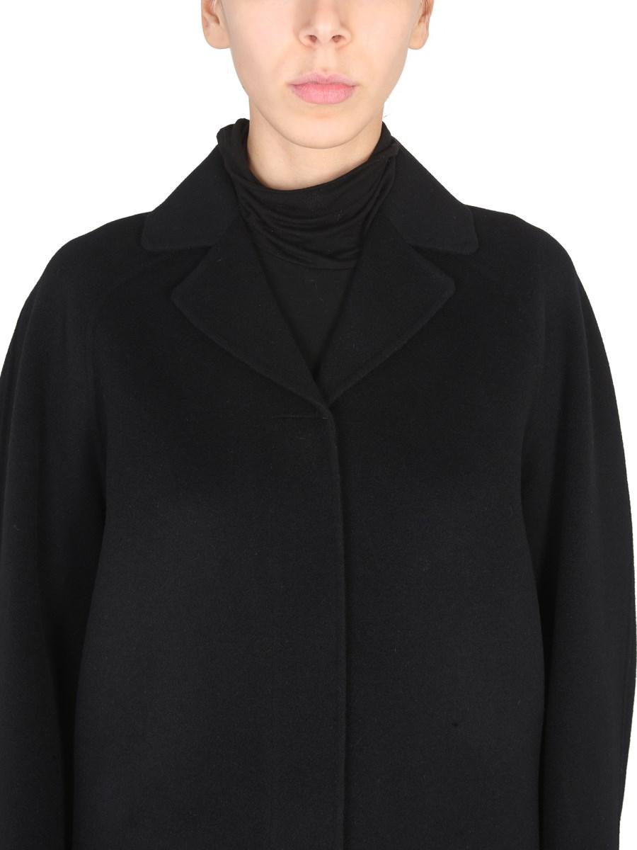 MAX MARA CAPPOTTO CORTO ROSA IN LANA VERGINE