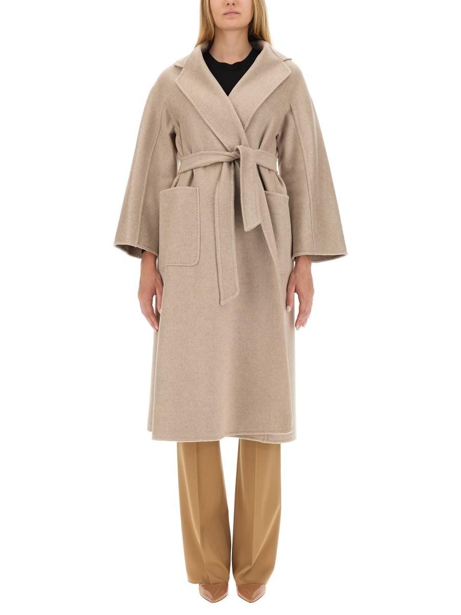 MAX MARA CAPPOTTO IN CASHMERE CON CINTURA