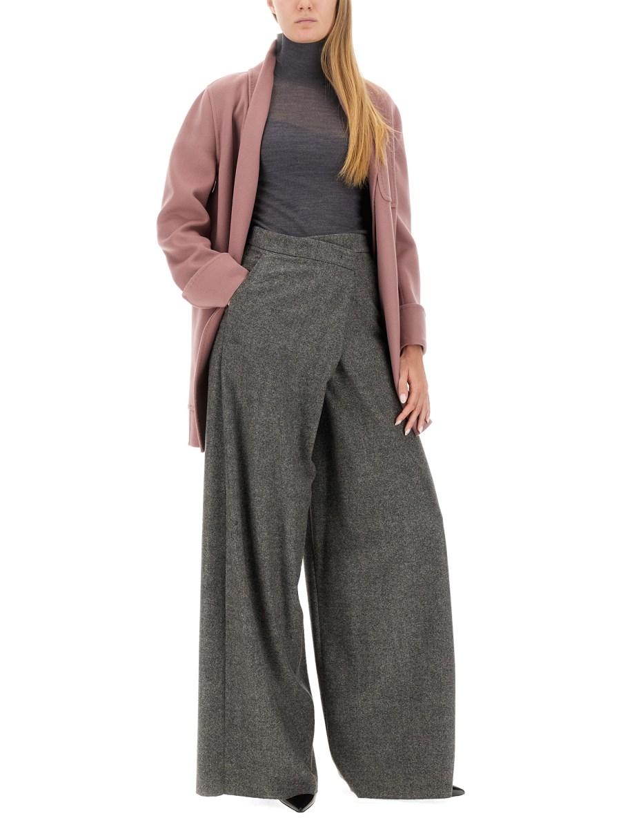 MAX MARA GIACCA IN LANA CON CINTURA