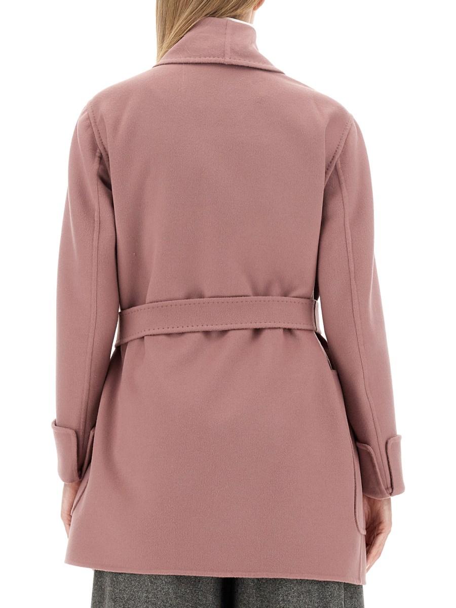 MAX MARA GIACCA IN LANA CON CINTURA