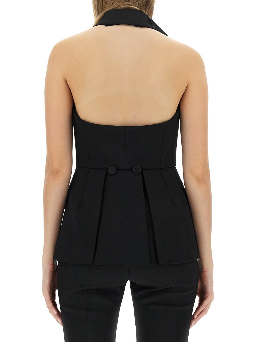 MAX MARA GILET ALETTA IN LANA