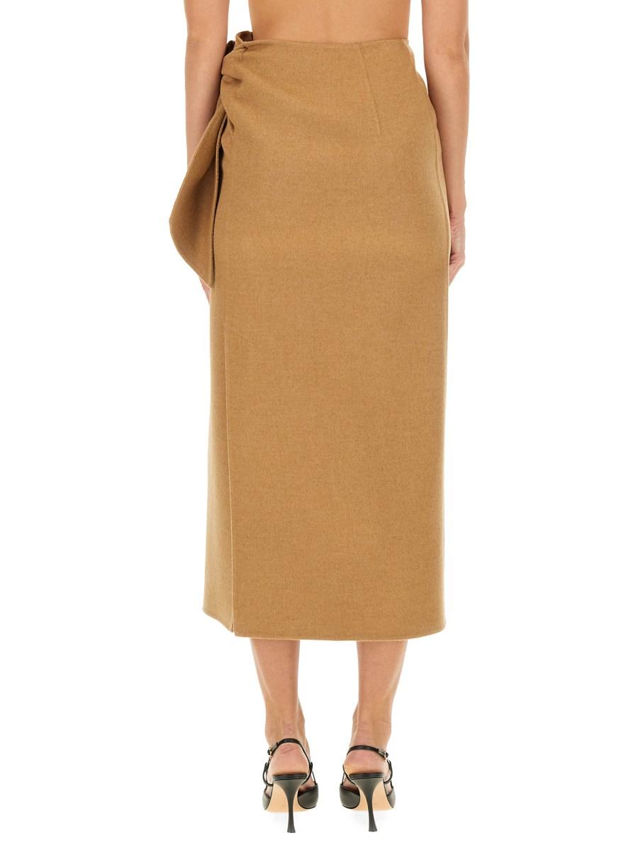 MAX MARA GONNA ACLINE IN LANA