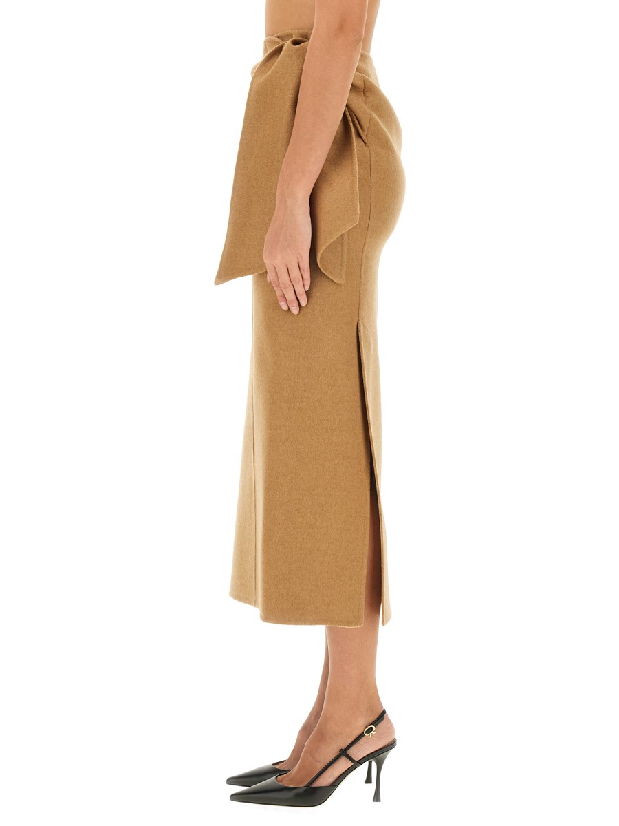 MAX MARA GONNA ACLINE IN LANA