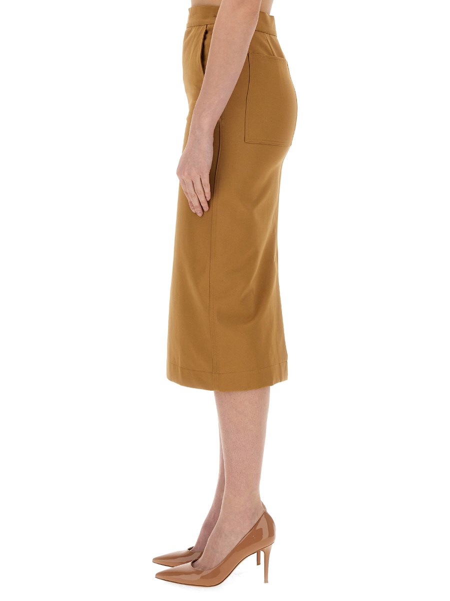 MAX MARA GONNA CRESTA IN COTONE