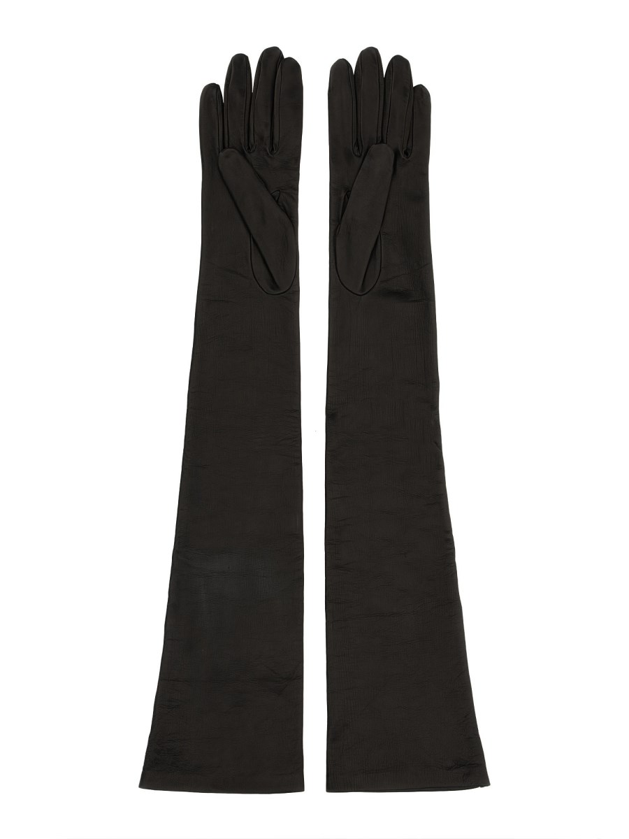 MAX MARA GUANTI LUNGHI IN PELLE