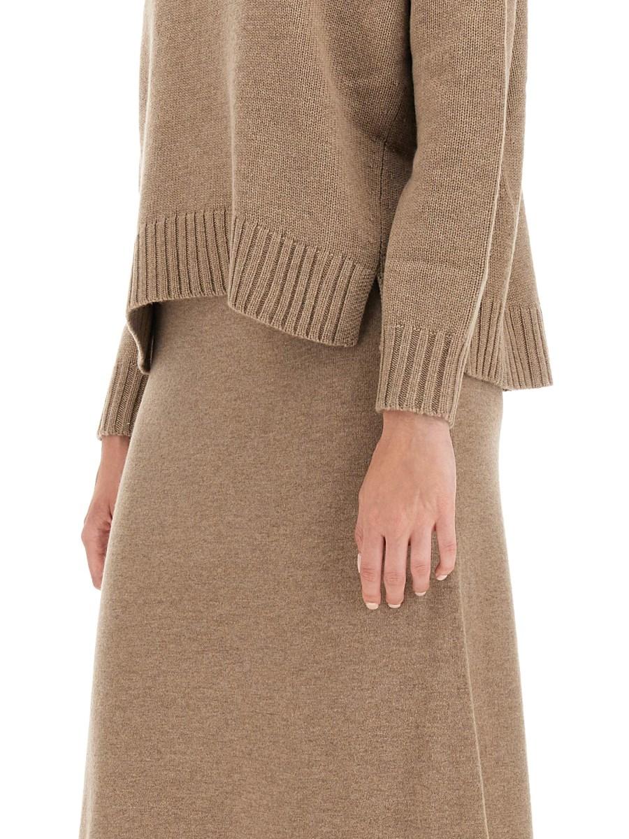 MAX MARA MAGLIA IN CASHMERE CON COLLO ALTO