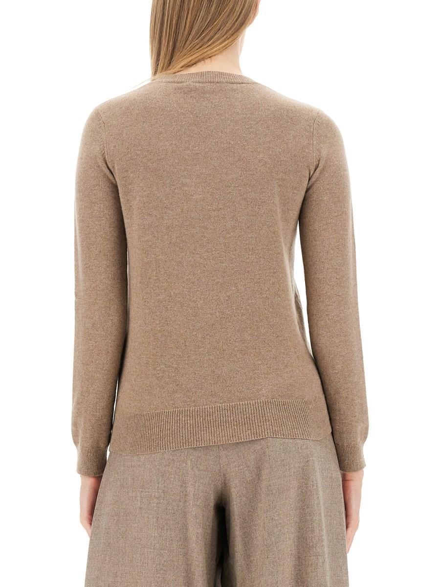 MAX MARA MAGLIA IN CASHMERE CON LOGO