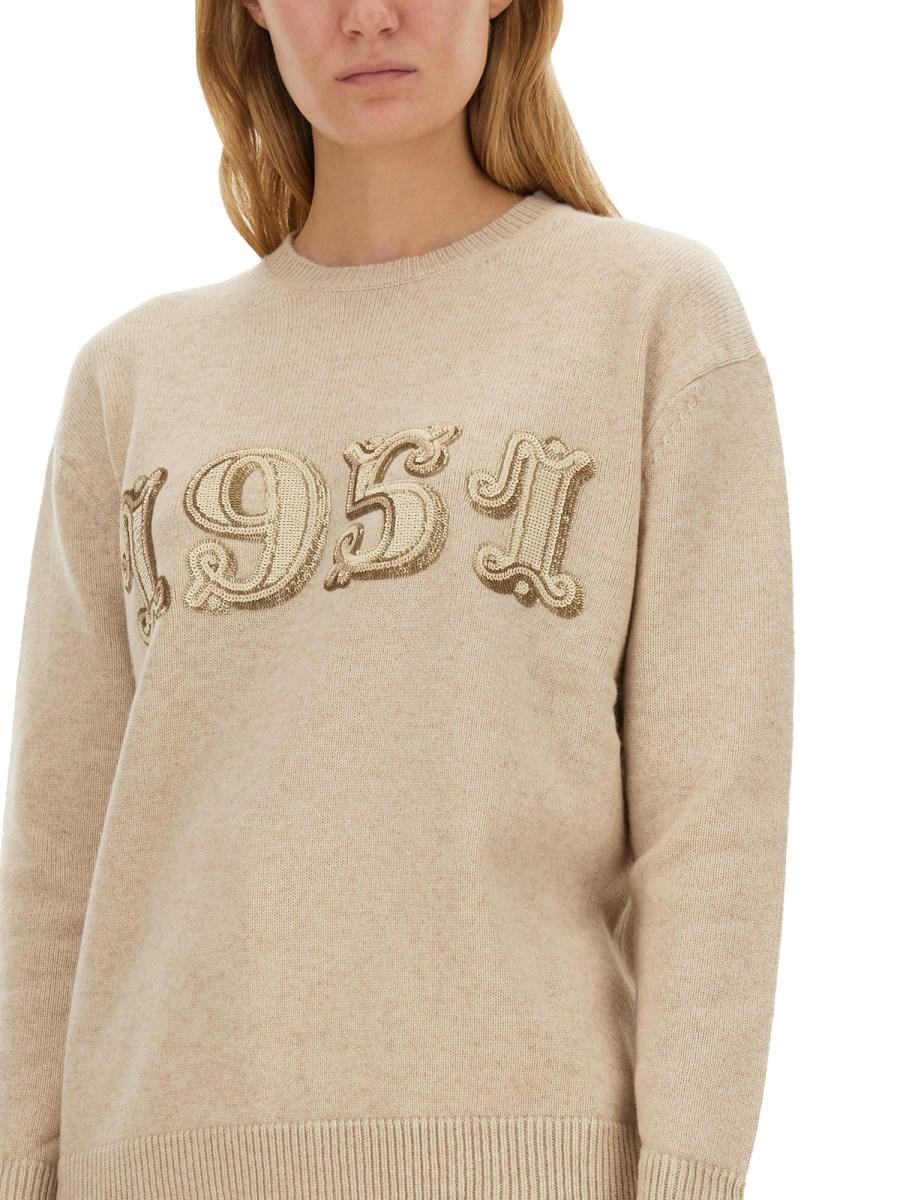 MAX MARA MAGLIA PLATA