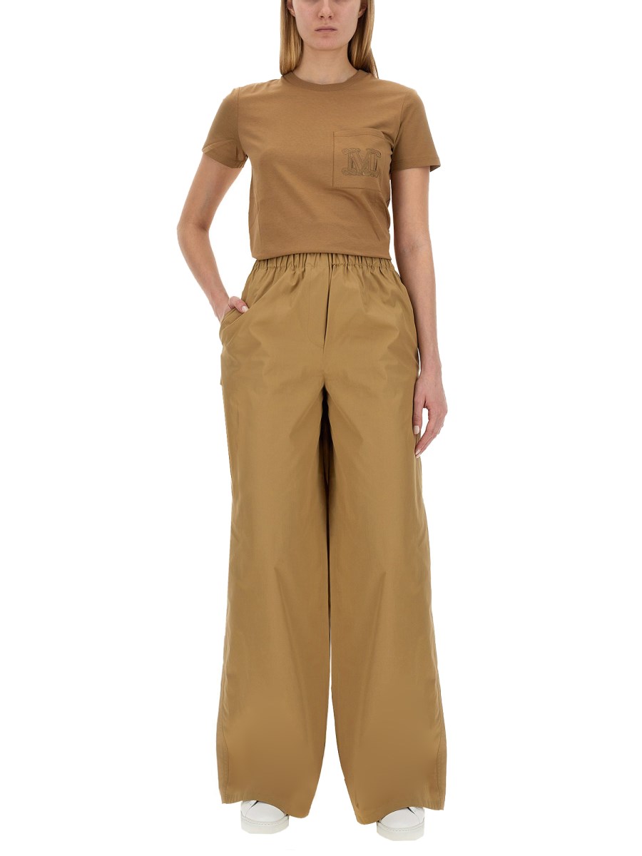 MAX MARA PANTALONE AMPIO IN COTONE