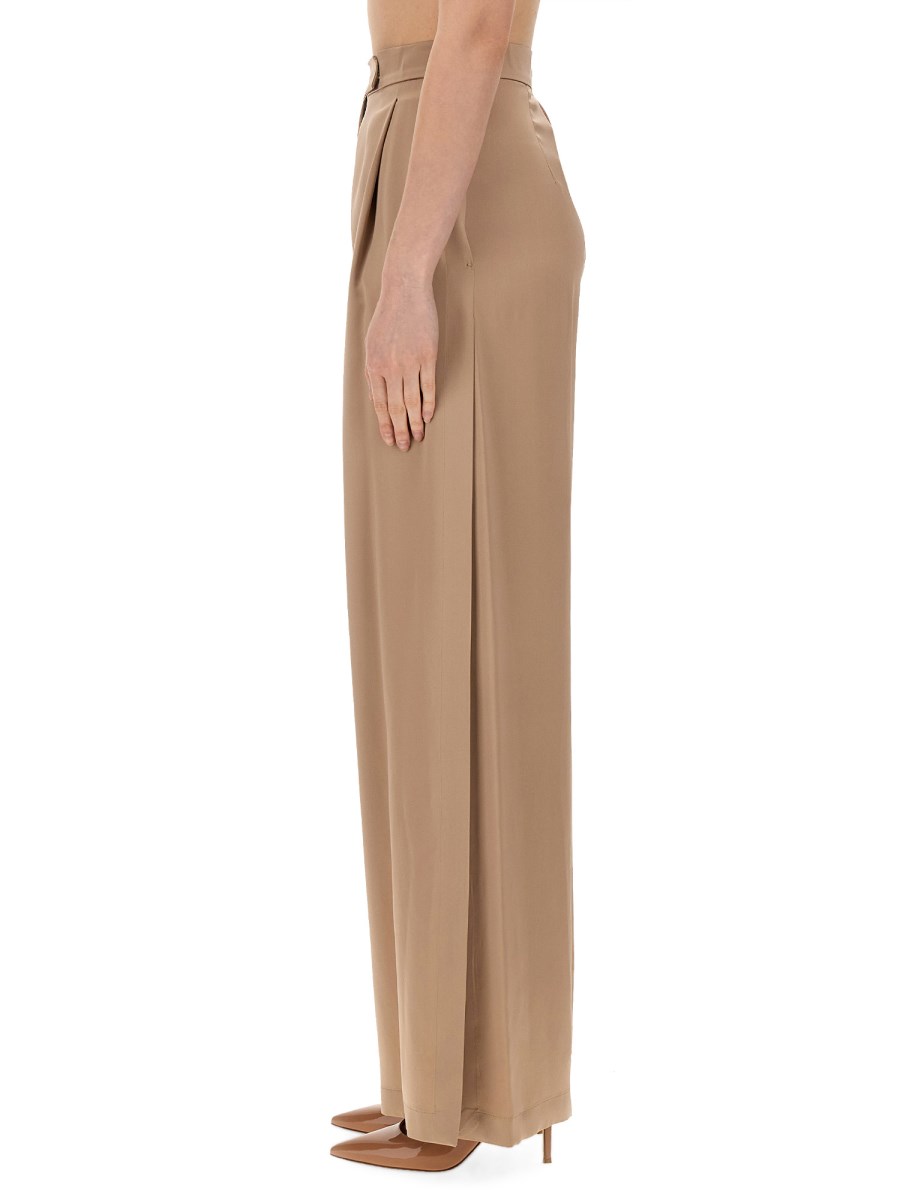 MAX MARA PANTALONE "FIESTA PIANOFORTE" IN SETA