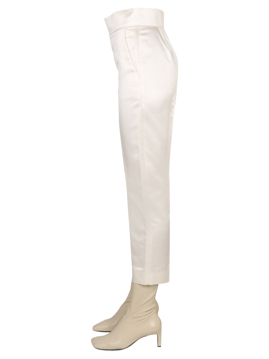MAX MARA PANTALONE "GEISHA" IN SATIN DI VISCOSA
