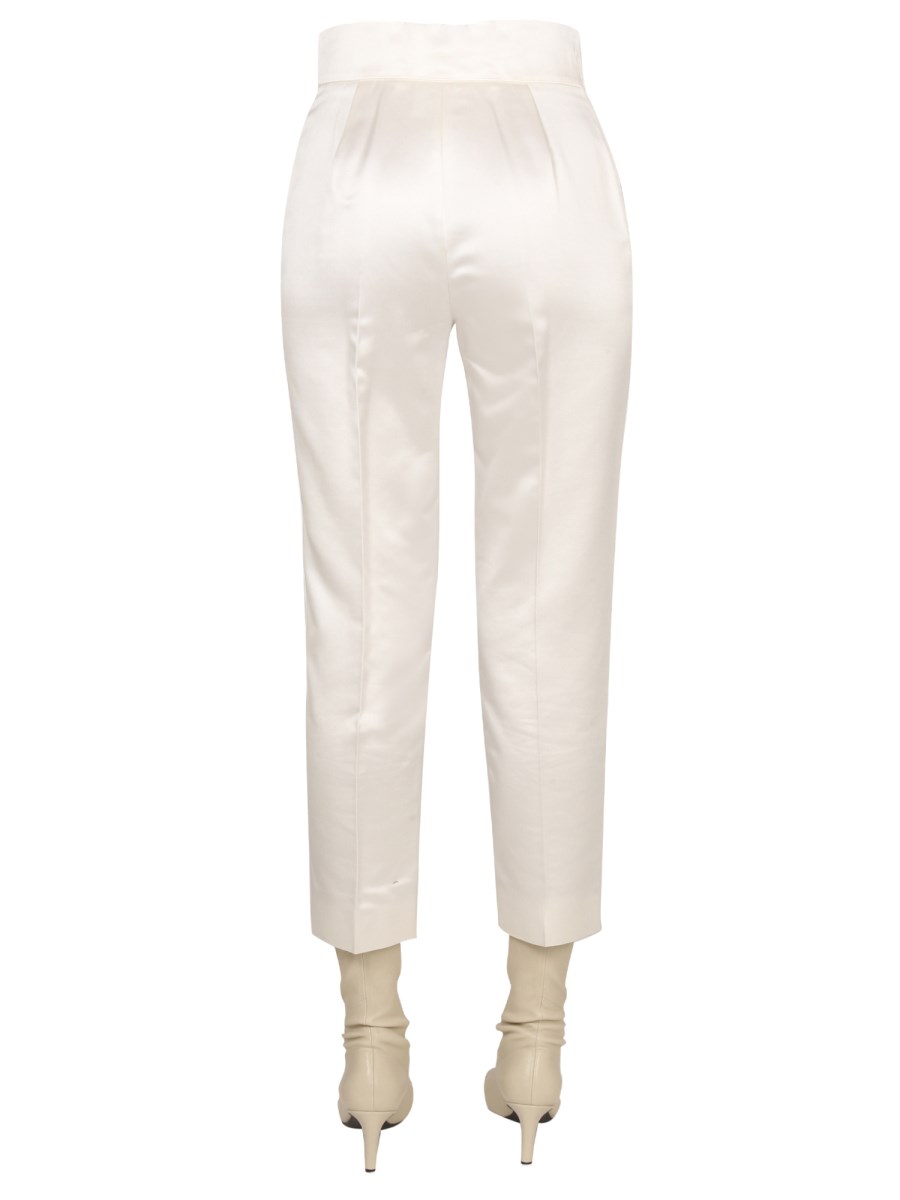 MAX MARA PANTALONE "GEISHA" IN SATIN DI VISCOSA