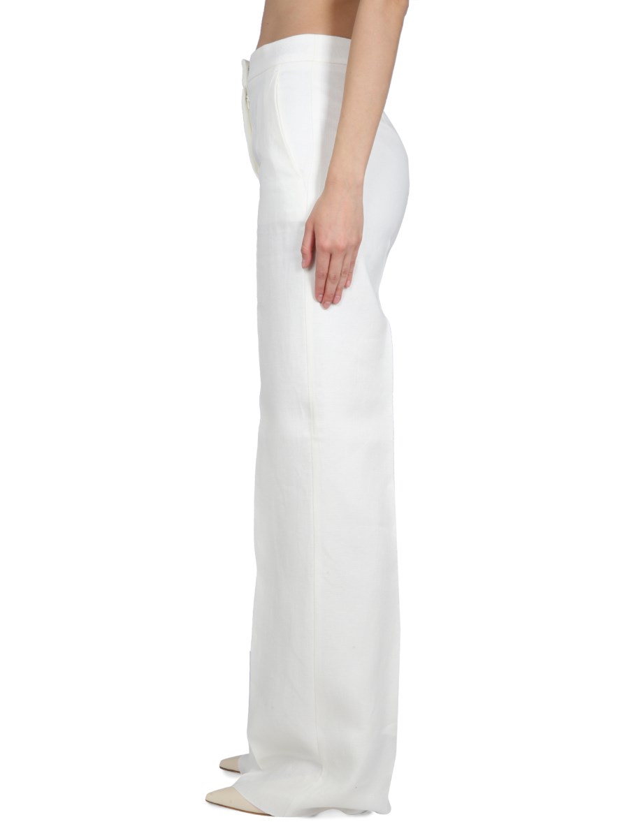MAX MARA PANTALONE IN COTONE CRêPE