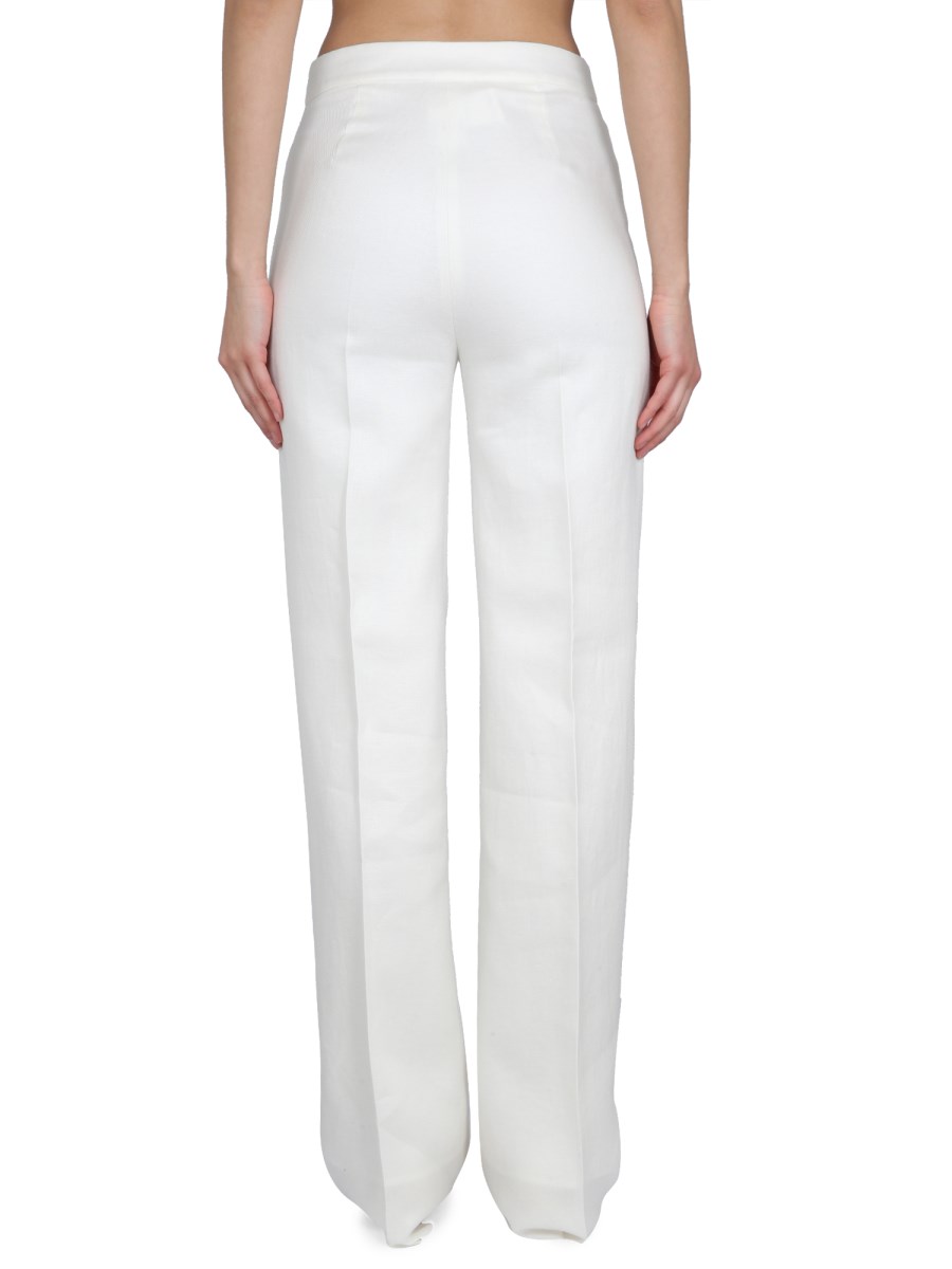 MAX MARA PANTALONE IN COTONE CRêPE