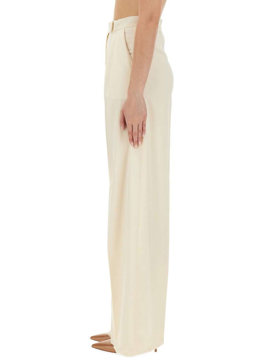 MAX MARA PANTALONE PIOMBO IN LANA