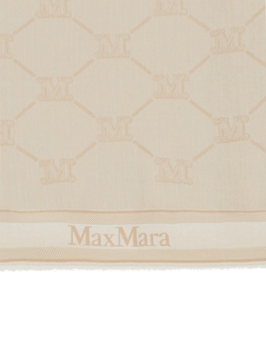 MAX MARA SCIARPA IN LANA CON LOGO