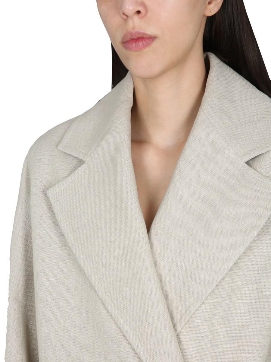 MAX MARA SPOLVERINO IN LINO E JERSEY