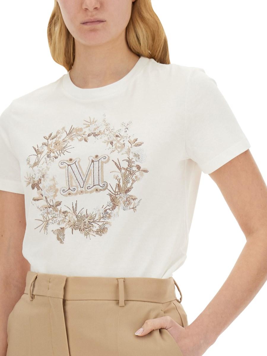 MAX MARA T-SHIRT "ELMO" IN COTONE