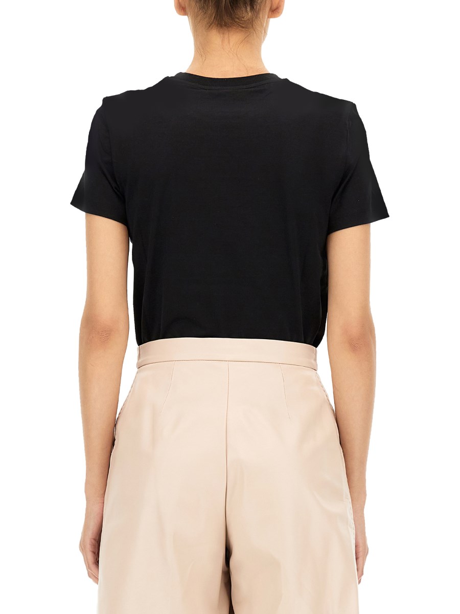 MAX MARA T-SHIRT GERARD IN COTONE CON STAMPA LOGO