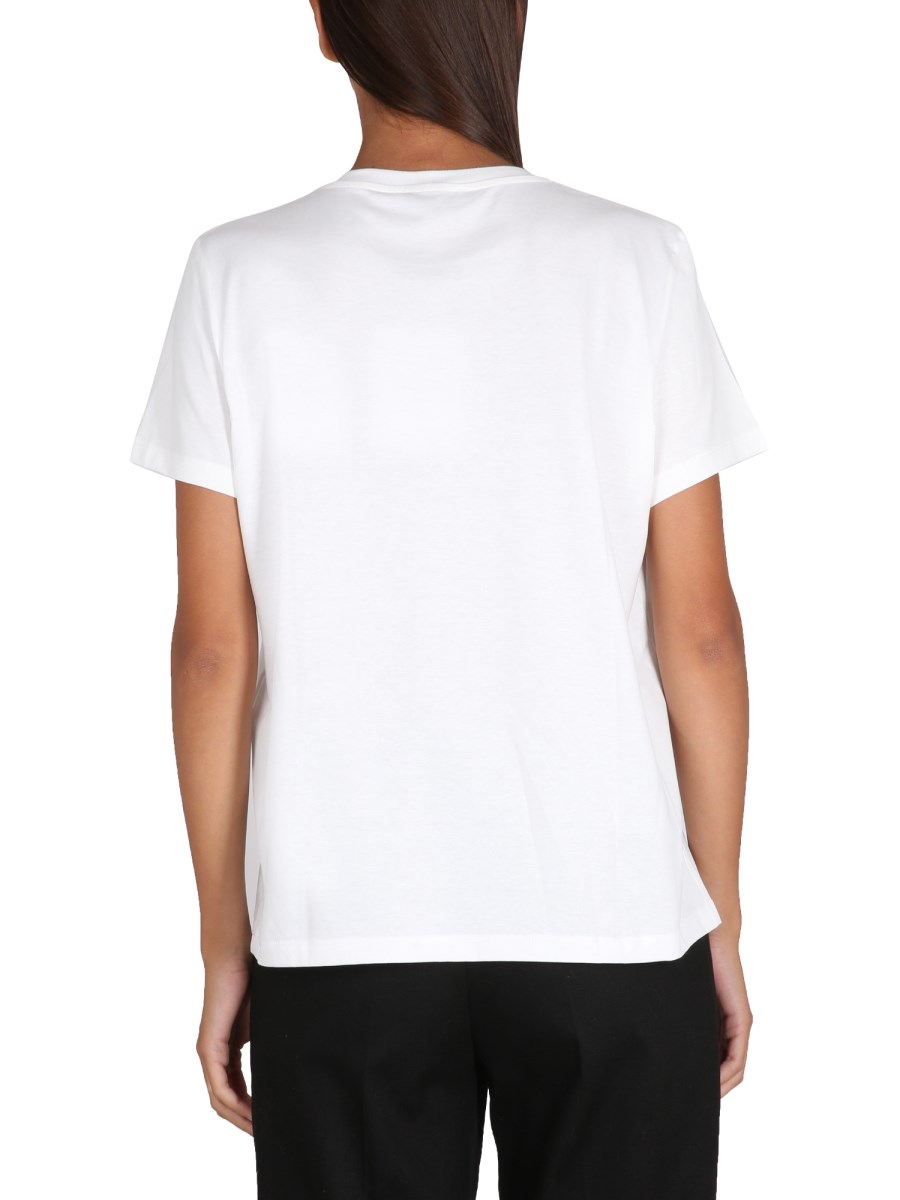 MAX MARA T-SHIRT IN COTONE CON RICAMO